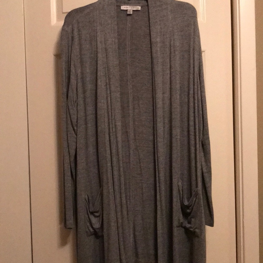 Long Gray Cardigan